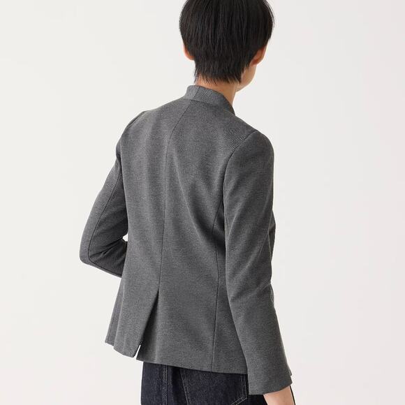 J. Crew Going Out Blazer In Stretch Twill in Heather Dove Gray Size 0 NWT - Picture 2 of 12